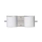 Besa Lighting Pogo Bath, Satin Nickel/white/silver 2WS-7180SF-SN. Fixed Price $454.50.