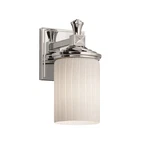Justice Design Fusion Deco 1-LT Sconce, Flat, Ribbon/ch FSN-8531-10-RBON-CROM. Fixed Price $184.99.