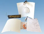 Sonneman Lighting 2450.01 Double Arc - 6.75 Inch 5W Led Wall Sconce Polished. Fixed Price $89.99.