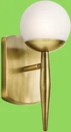 Kichler 45580NBR Jasper Wall Sconce, 1 Light Halogen 50 Watts, Natural Brass. Fixed Price $69.99.