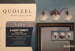 Quoizel Soho 3-LIGHT Bronze Transitional Vanity 726792 Alternate Mounting. Fixed Price $59.95.