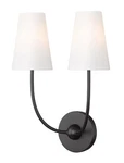 Z-lite 3040-2S-MB Shannon Wall Sconce, 2-LIGHT 120 Total Watts, Matte Black. Fixed Price $54.00.