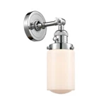 Innovations Dover Light Sconce W/switch, Chrome/white 203SW-PC-G311. Fixed Price $205.92.