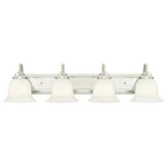 Westinghouse 6301900 Harwell 33"W 4 Light Bathroom Vanity - Nickel. Fixed Price $130.61.