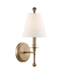Crystorama Lighting Group RIV-382 Riverdale 15" Tall Wall Sconce Brass. Fixed Price $118.40.