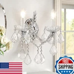 Shaochiao Crystal Wall Sconce Lighting 2-LIGHT Modern. Fixed Price $127.02.