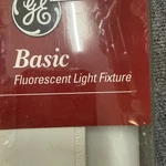 Ge Basic Fluorescent Light Fixture 18 Long. Fixed Price $17.99.