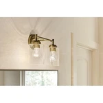 Kichler Winslow 13-IN 2 Light Gold Transitional Bathroom Vanity # 45885NBR. Fixed Price $49.90.