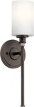 Kichler 45921 Bronze Joelson 5"W Single Light Bathroom Sconce. Fixed Price $44.99.