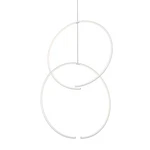 Sonneman 3152-40 Torc Light 25"W Led Abstract Chandelier White. Fixed Price $1620.00.