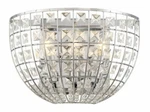 Minka Lavery 2370-77 Palermo Light 8" Wall Sconce Chrome With Crystal Accents. Fixed Price $66.44.