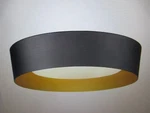 Zachvo 11.4 In. 1-LIGHT Black Flush Mount With Frosted Glass Shade. Fixed Price $35.95.