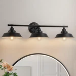 Goyeel Bathroom Vanity Light Fixtures Over Mirror 32.3"-MATTE Black Wall Scon.... Fixed Price $79.86.