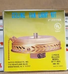Satco Ceiling Fan Light Kit SF77-864 Chrome Finish. Fixed Price $7.99.