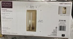Home Decorators Collection Closmere 1-LIGHT Wall Sconce Brushed Gold Clear Glass. Fixed Price $22.09.