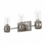 Hunter River Mill 3-LIGHT Bathroom Vanity In Brushed Nickel. Fixed Price $169.99.