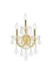Elegant Lighting Maria Theresa 22" 3 Royal Crystal Wall Sconce. Fixed Price $238.00.