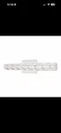 Home Decorators Keighley 18 In. Led Chrome Vanity Light With Crystal Shade. Fixed Price $49.00.