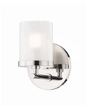 Mitzi H239301-PN Ryan 1-LIGHT Polished Nickel Bath Vanity Light, Wall Sconce. Fixed Price $79.99.