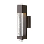 Hinkley 1 Light Glacier Outdoor Small Wall Mount, Bronze - 2830BZ. Fixed Price $449.00.