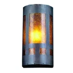 Meyda Lighting 5'W Van Erp Amber Mica Wall Sconce, - 23956. Fixed Price $144.99.