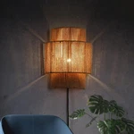 Decoluce Lighting Modern Rattan Plug Wall Sconce, Hand Woven Art .... Fixed Price $70.71.
