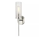 Mitzi By Hudson Valley Olivia Light Wall Sconce, Polished Nickel H220101-PN. Fixed Price $114.99.