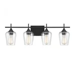 Savoy House 8-4030-4-BK Octave Light 29" Wide Bathroom Vanity Black. Fixed Price $180.00.