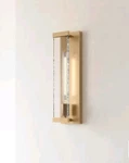 Bellevue BOWS37675GL Hilary 15" Tall Wall Sconce With Clear Glass Shade Gold. Fixed Price $159.99.