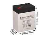 6 Volt 4.5 Amp Hour Replacement Battery For Emergency Exit Lighting Systems. Fixed Price $12.55.