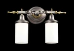 Elk Lighting 6041/2 Vanity Antique Platinum And Brass Finish. Fixed Price $79.00.
