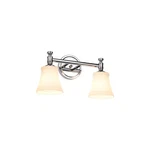 Bathroom Vanity Fixtures, Traditional Chrome 2 Lights Wall Sconce Light.... Fixed Price $131.31.