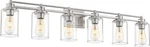 Bathroom Vanity 6-LIGHT Hwh Brushed Nickel 5HLT63B-6W. Fixed Price $149.00.