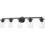 Z-lite 742-5V-MB Thayer Light 39 Inch Matte Black Vanity Wall. Fixed Price $181.90.