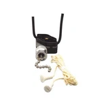 (10)- Leviton On/off Single Pole 3' Cord Pull Chain Light Switch 052-10097-008. Fixed Price $49.89.