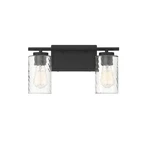 Meridian M80037 2 Light 15"W Bathroom Vanity - Black. Fixed Price $132.00.