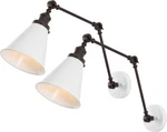Jonathan JYL7462C-SET2 Rover 7" Industrial Metal Arm Led Wall Sconce Of. Fixed Price $124.00.