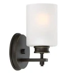 Kira Home Phoebe 8" Modern Bathroom / Vanity Wall Sconce Rubbed Bronze. Fixed Price $36.00.