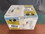 Hampton Bay Chrome Wall Sconce 470748 New Open Box.. Fixed Price $24.87.