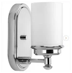 Progress Lighting Glide Collection 1-LIGHT Polished Chrome Vanity. Fixed Price $35.62.