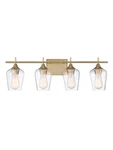 Savoy House 8-4030-4 Brass Octave 4-LIGHT 29"W Bathroom Vanity. Fixed Price $220.80.