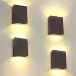 Kicaao Led Wall Sconces 4 Pack, 12W Modern Lamp, Black Up Down Moun.... Fixed Price $84.92.