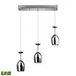 Elk Home - 17171/3 Vasso Chromo 9 Inch 15W Led Linear Mini Pendant. Fixed Price $65.00.