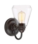 Designers Fountain 90201 Bronze Foundry Single Light 10"H Wall Sconce. Fixed Price $31.93.