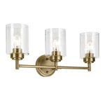 Kichler 45886 Winslow 3 Light 22"W Vanity - Brass. Fixed Price $107.98.