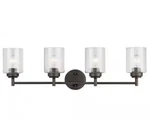 Kichler Winslow 30" Wide Olde Bronze 4-LIGHT Bath Light. (3 Glass Missing). Fixed Price $59.99.