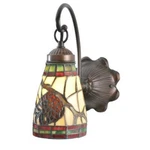 Meyda Lighting 6'W Pinecone Dome Wall Sconce, Mahogany Bronze - 106293. Fixed Price $323.75.