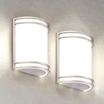 Modern Led Wall Sconce 10" Brushed Nickel Adjustable 3000K-5000K 2 Pack. Fixed Price $106.99.