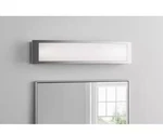 Home Decorators Brushed Nickel 24" Led Vanity Fixture - 1001254670. Fixed Price $34.99.