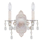 Crystorama 5022-AW-CL-SAQ Sutton 2-LIGHT Swarovski Spectra Crystal Sconce. Fixed Price $314.00.